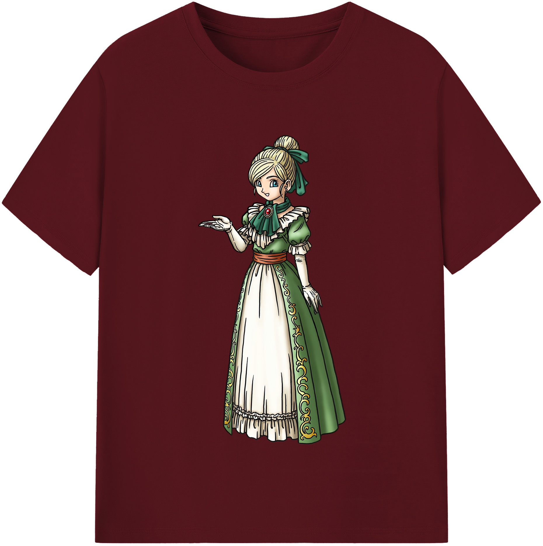 （画像用） ドラゴンクエスト Doragon Kuesuto Dragon Quest 綿100％半袖Tシャツ（フロントプリント）